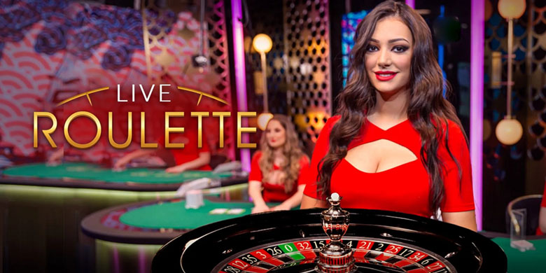 Studio de Casino en Direct avec une Table de Roulette